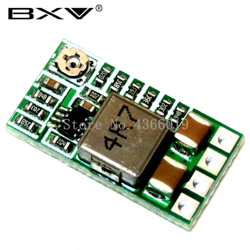 Mini DC 12 24V To 5V 3A понижающий модуль питания преобразователь напряжения регулируемый