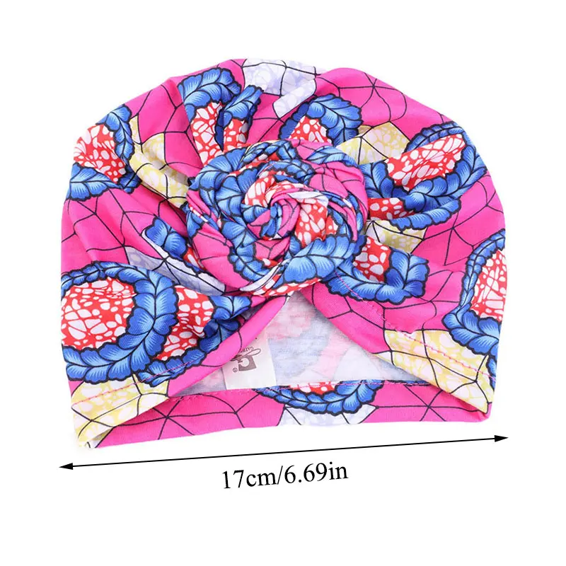 

Summer Baby Turban Hats Girls Boy Cross Knot Headscarf Fashion Print Cap Photography Props Beanie Breathable Cotton Children Hat