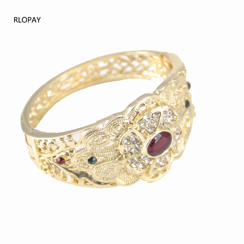 Новая модель ювелирных изделий Женский Цветочный браслет манжета полый из смолы