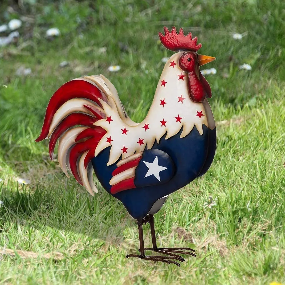Полимерный декор петух крыльцо садовое украшение патриотический полимер