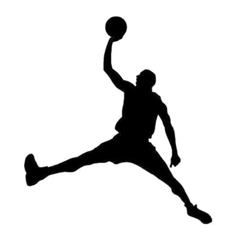 

Creative Car Stickers Vinyl Accessories Sports Play Basketball Motorcycle Decal Car Window Reflective PVC 13x11cm
