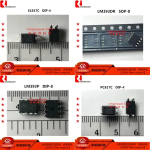 10 PCS EL817C DIP-4 EL817 (C)-F EL817 LM393DR LM393 SOP-8 LM393DR2G LM393P DIP-8 LM393 LM393N PC817C PC817 DIP-4 PC817-C New