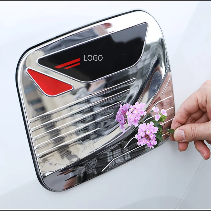 

For Toyota RAV4 2020 2021 Car Fuel Tank Cover Decorative Stickers Fuel Tank Cap Sticker Car Modeling Decorate Accessories