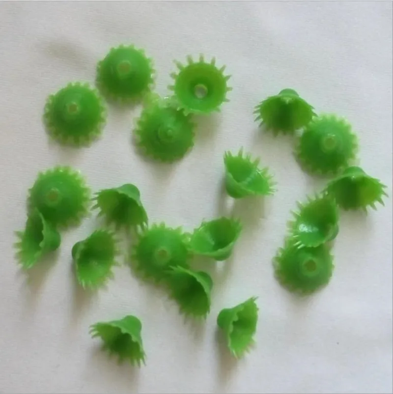 100 шт./лот искусственные цветы Torus Mini листья зеленого цвета украшения для