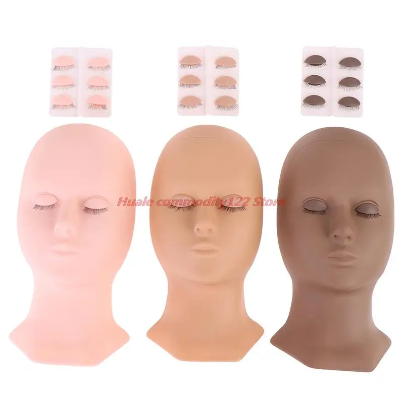

Mannequin Training Head For Eyelash Extension Make Up Practice A Box Of Eyes