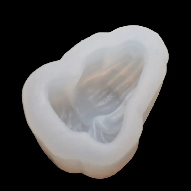 

Buddhism Prayer Hand Pendant Silicone Resin Mold Bead Pendant Resin Casting Mold Jewelry Making Tools Art Crafts