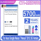 GUKEEDIANZI C11-ME370TG 56005700 мАч аккумулятор для Asus Google Nexus 7 Nexus7 2012 3G Wifi версия литий-полимерная батарея