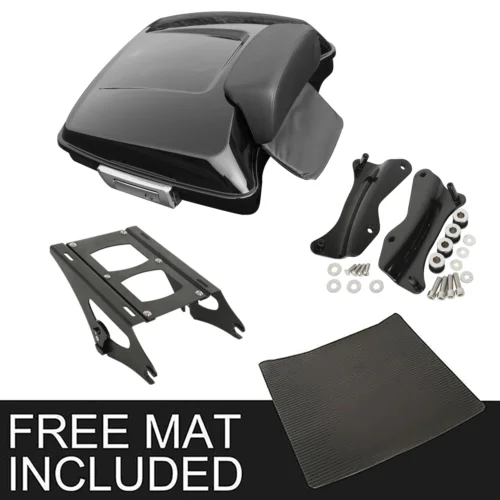 

Бритвенный мотоциклетный багажник, бритвенный стеллаж и стыковочный комплект для Harley Tour Pak Touring Road крепление спинки Road King 2014-2023