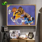 Картина на холсте с изображением баскетбольной звезды Коби Брайант, настенная живопись, домашний декор, картина для гостиной