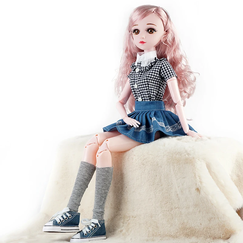 Реалистичные модные куклы для девочек, 60 см, большие оригинальные куклы ручной работы Bjd 1/3, полный комплект, 20 шарнирных кукол для девочек, и... от AliExpress RU&CIS NEW