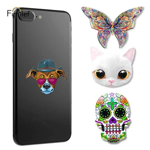 Металлическая пластина в виде животного, универсальная сменная металлическая пластина для магнитного автомобильного держателя телефона, Магнитная подставка, аксессуары