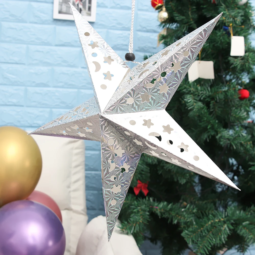 Декоративное украшение в виде пятизвездочной звезды 30/45/60 см | Дом и сад