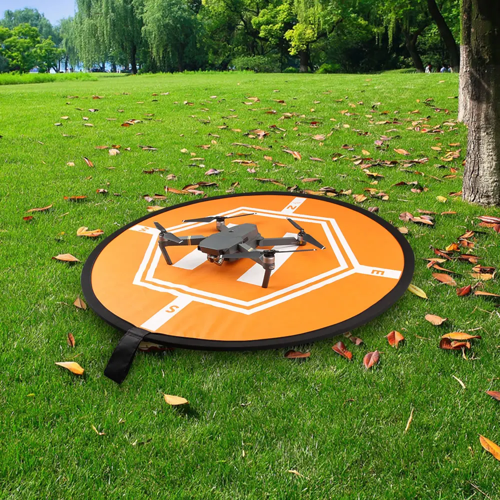 Drone Foldable Landing Pad Flashing LED Lights At Night Parking Apron for Dji Mavic Mini Air 2 Accessories | Электроника