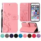 Чехол-книжка для iPhone 13, 12 Mini, 11 Pro Max, SE 2020, X, XR, XS 8, 7, 6, 6S Plus, 5, 5S, с отделением-бумажником для девочек, D04E