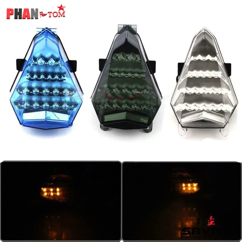 

Motorcycle Rear Taillight LED Stop Light Motocicleta Turn Signal Indicator Integrated Lights For Yamaha YZF R6 2006 2007 YZFR6