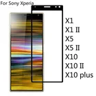 Защитное стекло для Sony Xperia X5 II, закаленное стекло с полным клеем
