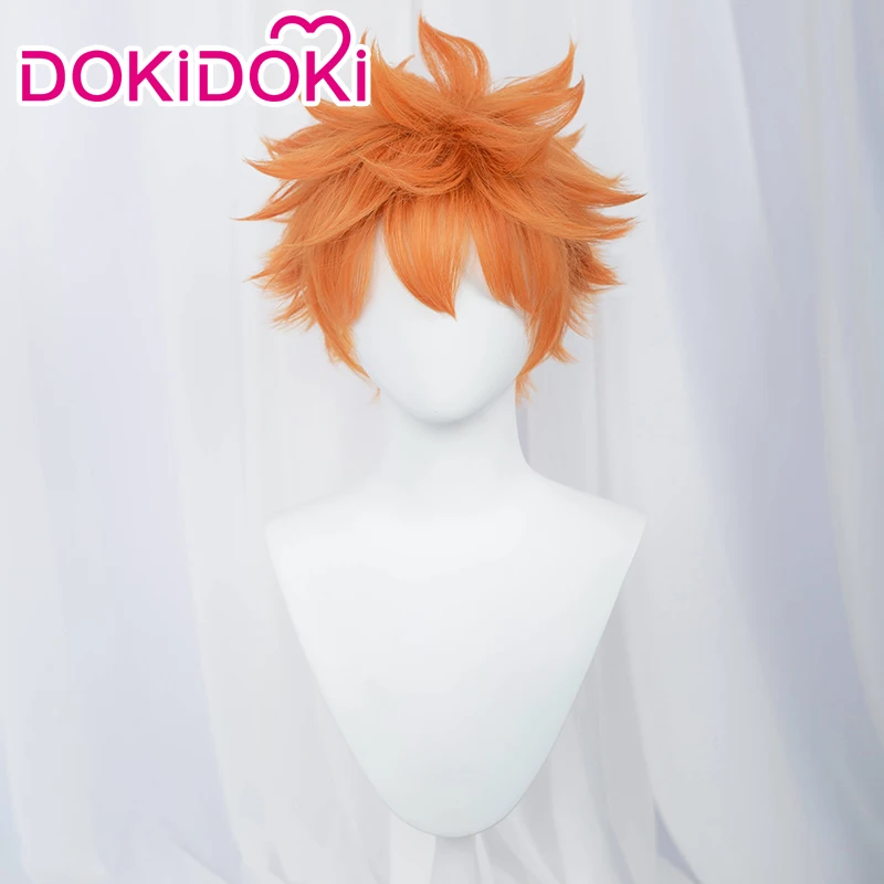 DokiDoki Аниме Haikyuu! Косапп парик Hinata Shoyo Косплей Хината шоё Хэллоуин косаплей |