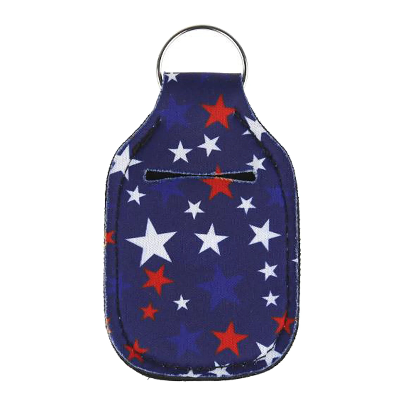 

SBR Hand Sanitizer Keychain Key Ring Travel Portable Case Bag