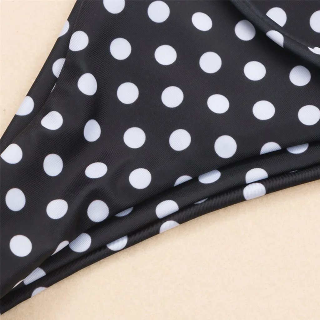 

2020 New Sexy High Waist Bikini Swimwear Women dot Swimsuit Push Up Bathing Suit Biquini Plus Size Swimwear Female Beach Wear