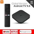 (code:SUN900) Глобальная версия Xiaomi Mi TV Box S Android 9,0 4K HDR 2G 8G, Wi-Fi, Google Cast Netflix Media Player смарт-управление Декодер каналов кабельного телевидения компьютерной приставки к телевизору BT4.2