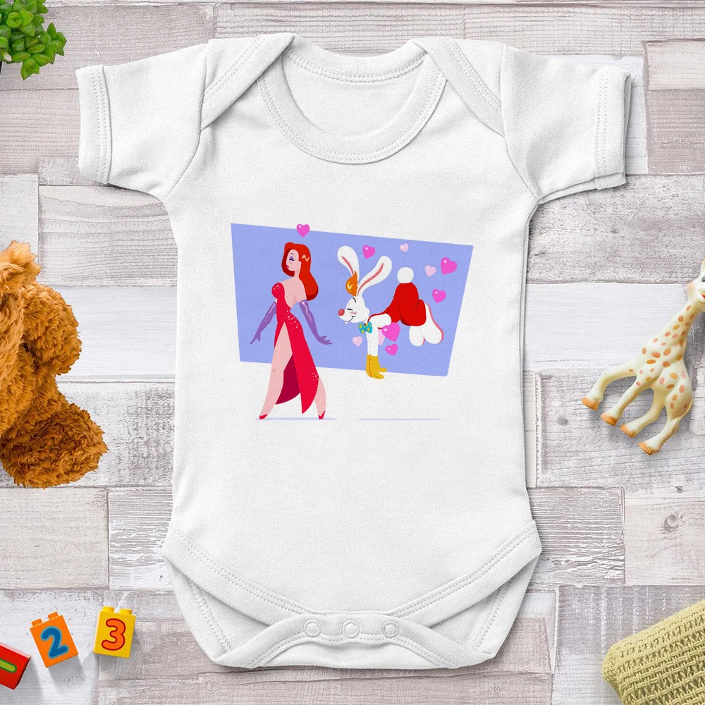 

Baby Rompers New Fashion Short Sleeve Alice In Wonderland Cute Cartoon Jumpsuits Newborn Streetwear Bebe Clothes Infant Tops