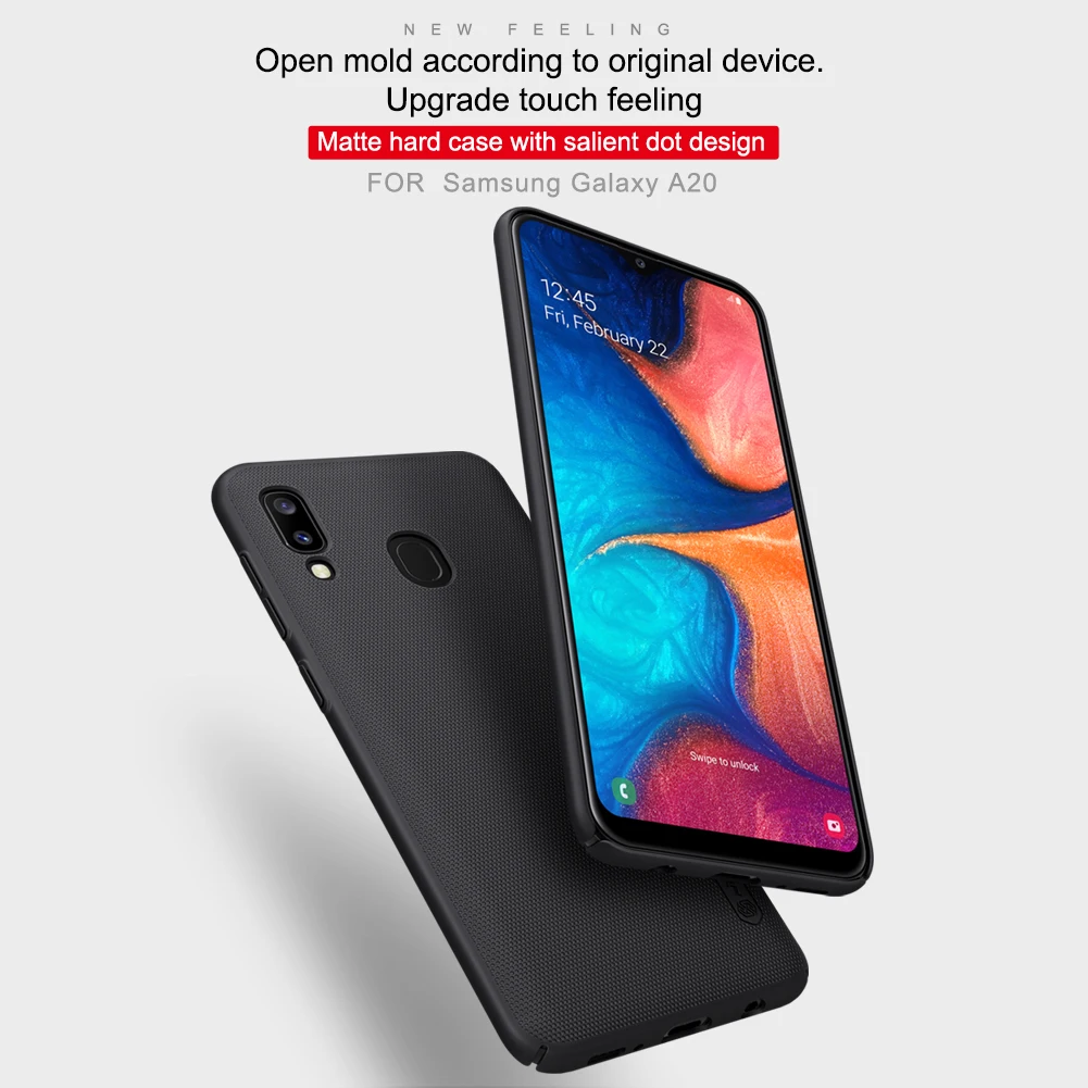Для samsung A90 A80 A70 A60 A50 A40 A30 A20 A20e A10 чехол Nillkin Супер Матовый щит PC задняя крышка чехол для samsung A50