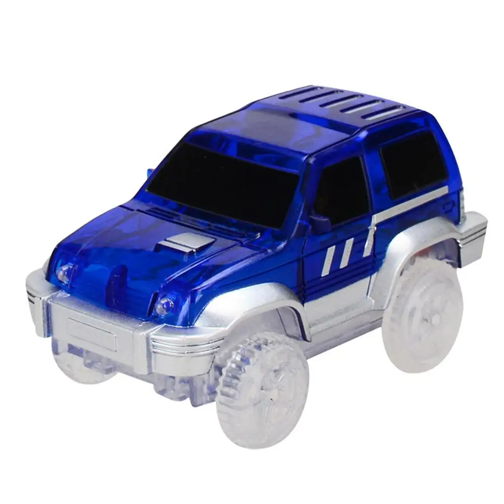 Нет Детский Электрический светодиодный автомобиль для волшебных треков Сияющий