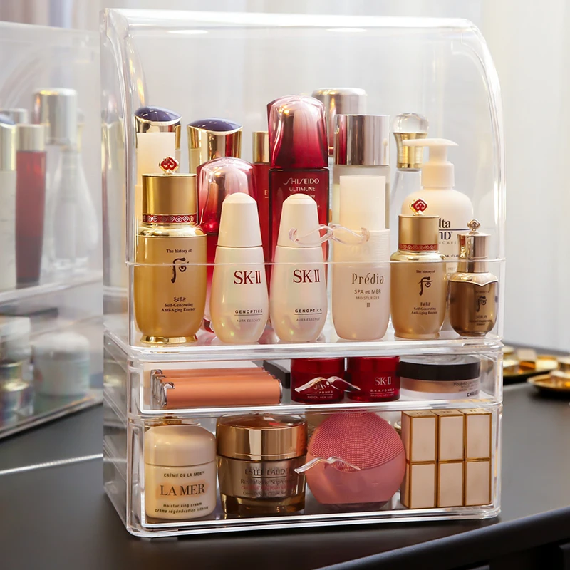 Большой пылезащитный ящик для хранения бутылок с эфирными маслами пластиковые