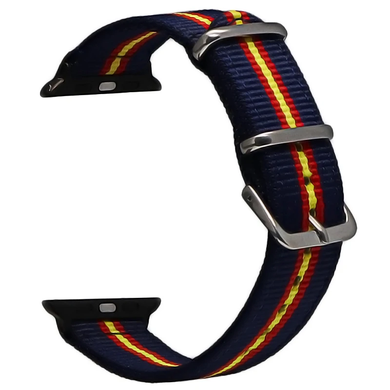 Ремешок для apple watch band apple watch 4 5 3 ремешок 44 мм/40 мм iwatch band 5 42 мм 38 мм correa pulseira нейлоновый ремешок для часов