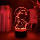 Акриловая 3d лампа Levi Ackerman для атаки титанов, для дома, искусственный ночсветильник, детский подарок, светодиодный прикроватный ночник, аниме