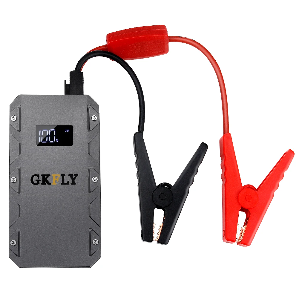 GKFLY высокое Ёмкость мини стартер скачка 12В 1500A начиная кабели устройства многофункциональная Портативный Мощность автомобиля банка Батарея усилитель