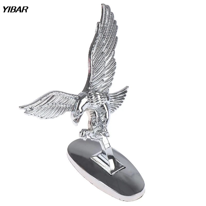 

Car Front Cover Chrome Hood Ornament Badge 3D Emblem Angel Eagle For Auto Car