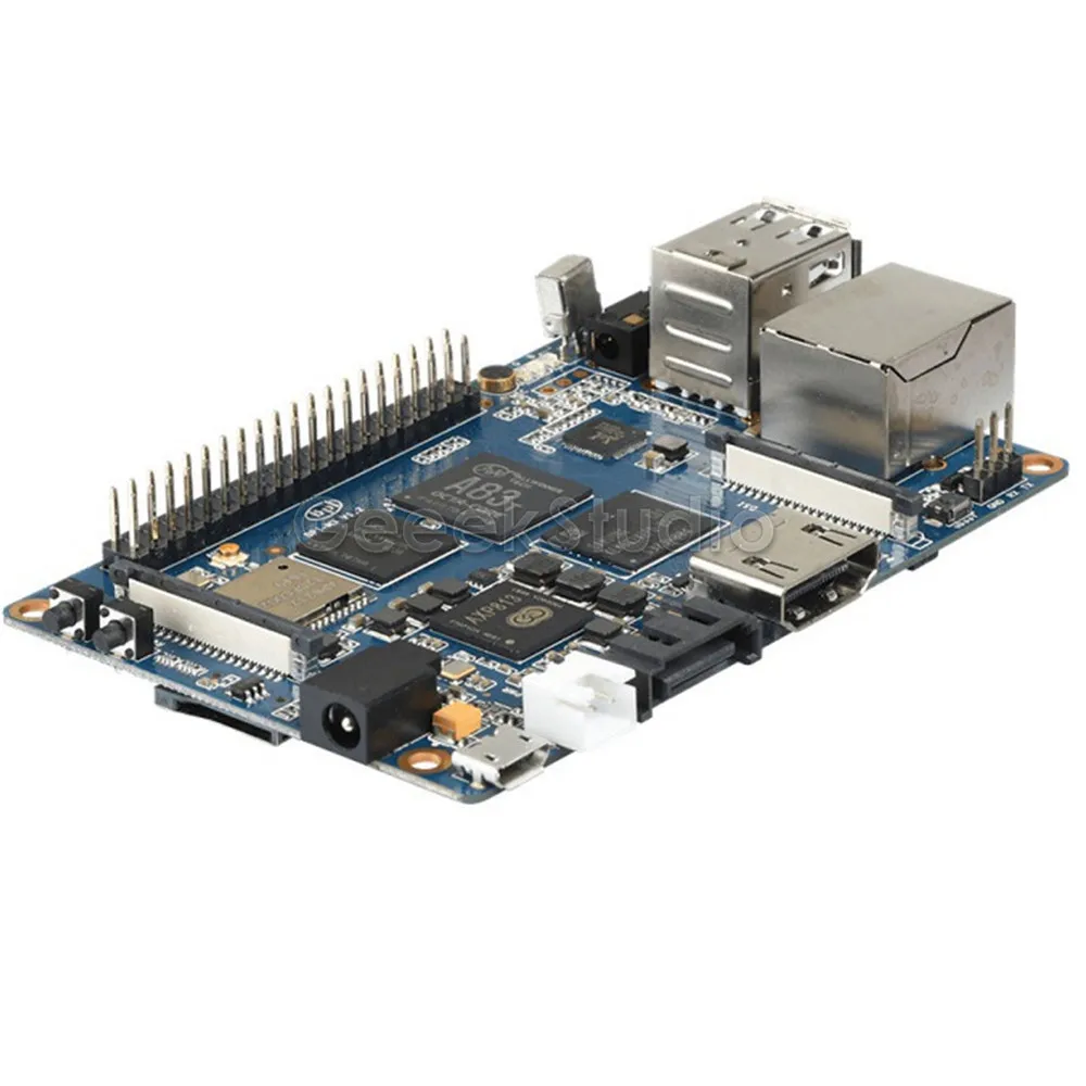 8-ядерный процессор Banana Pi M3 A83T (8-ядерный) 2 Гб ОЗУ с Wi-Fi и Bluetooth4.0 макетная плата