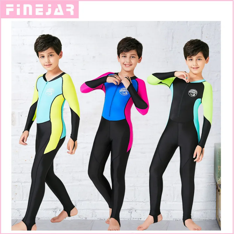 Hisea Детский костюм для дайвинга мальчиков Солнцезащитный купальник