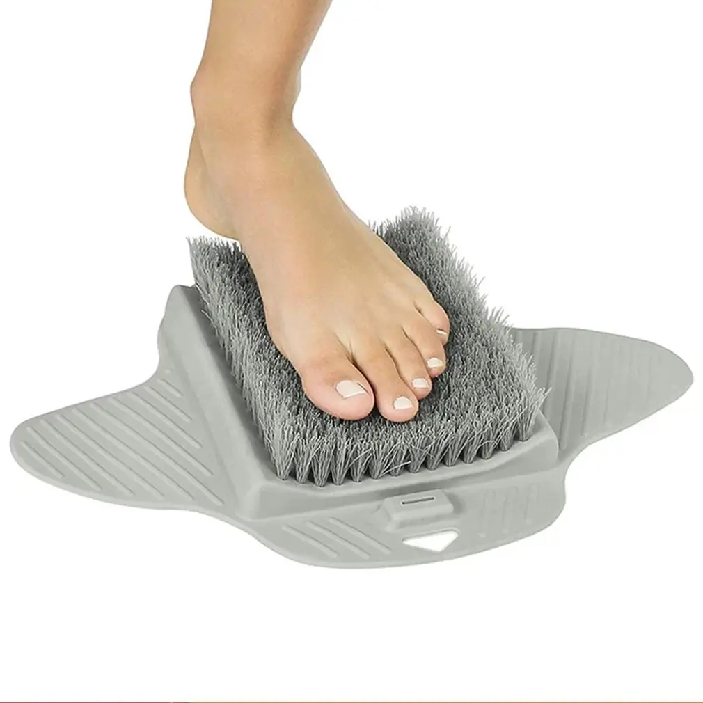 

Foot Scrubber With Suction Cup Rubber Massage Brush Cleaner Exfoliating Feet Spa Shower Remove Dead Skin Cleansing Brush