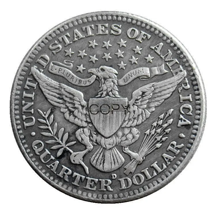 1911 долларов США/с Парикмахерская Посеребренная копировальная монета | Дом и сад