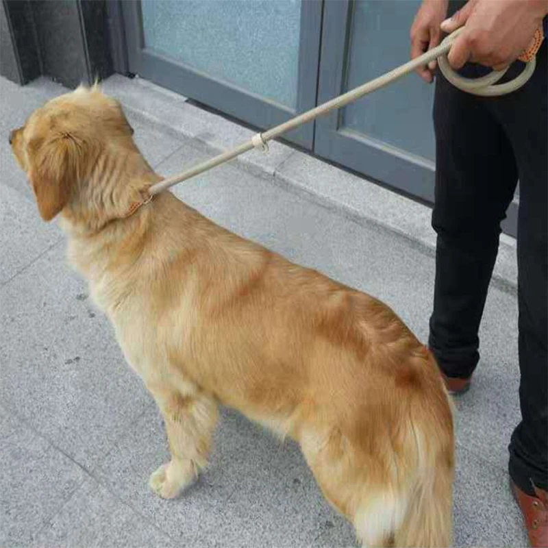 Маленький Средний Большой поводок для собак с цепью P нейлоновый альпинизма