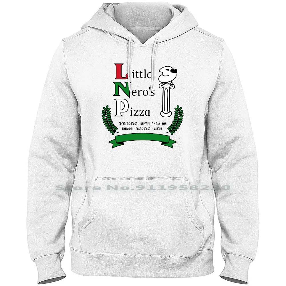 

Little Nero's Pizza Men Women Hoodie Sweater 6XL Big Size Cotton Little Pizza Games Tage Nero Geek Lit Age Pi Ny Funny Geek