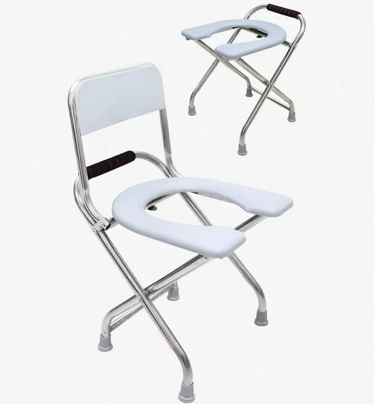 Стул для унитаза стул туалета пожилых людей отстегивающийся складной|Стулья и