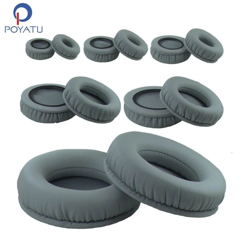 

POYATU Ear Pads 45mm 50mm 55mm 60mm 65mm 70mm 75mm 80mm 85mm 90mm 95mm 100mm 105mm 110mm Ear Pads For Sennheiser SONY Philips