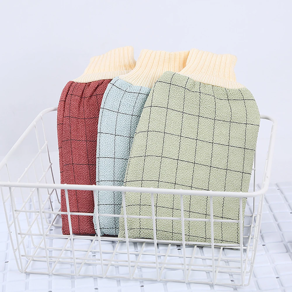 Перчатки в клетку для удаления огрубевшей кожи|Полотенца рук| |