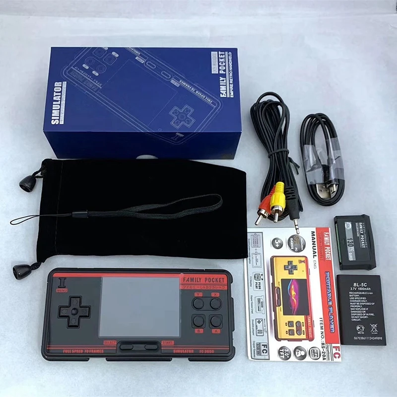 Handheld Game Console Video Gaming 8 Bit 2G Memory Simulator FC3000 Children Color PXPX7 | Электроника
