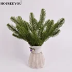 Искусственные сосновые иглы для рукоделия, 10 шт.лот, искусственные вазы для растений сделай сам, аксессуары для домашнего декора, свадебные, рождественские, Цветочные подарки