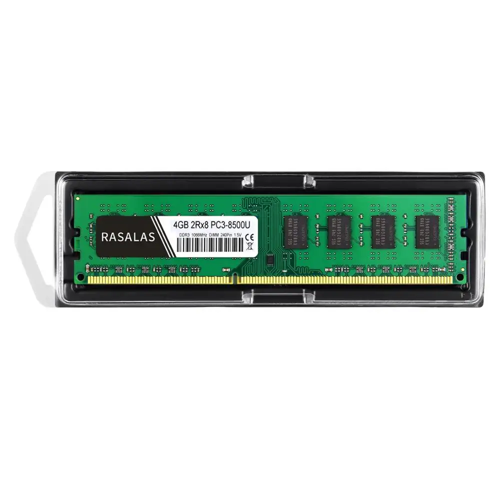 Rasalas 4 Гб 2Rx8 PC3-8500U DDR3 1066 МГц 1 5 V 240Pin без Ecc Память DIMM для настольных ПК Оперативная