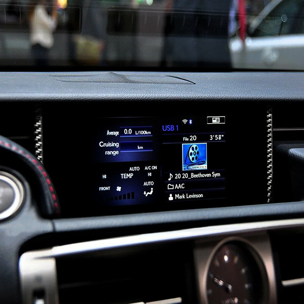 Автомобильная GPS-навигация для LEXUS IS250 IS300 IS350 2013-2019 углеродное волокно отделка