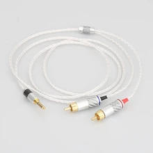 Аудиокабель Audiocrast HIFI 4 мм в 2 RCA для Sony WM1A/1Z PHA 1A/2A Z1R обновленный