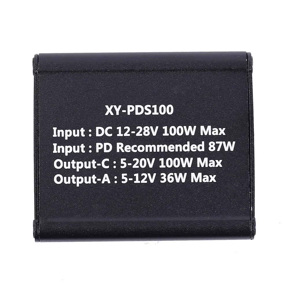 

QC4.0 QC3.0 Type-C DC 12-28V 100W Step Down Module Mobile Phone Quick Charger USB-C PD3.0/FCP/SCP/VOOC Support for Samsung OPPO