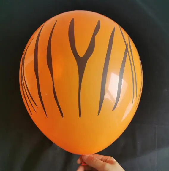 orange stripe 30 шт. 5/10/12-дюймовый темно-зеленый шар Круглые латексные шарики День Рождения украшения для взрослых гелиевые шары свадебные принадлежности - Цвет: orange stripe