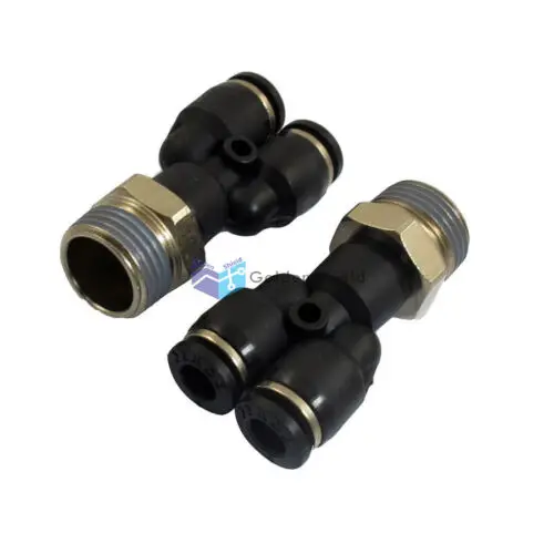 

10 шт. JPX6-03 Воздушный Пневматический 3/8 "герметизирующая ptfe-лента для до 6 мм y-образный пуш-ап в быстроное соединение