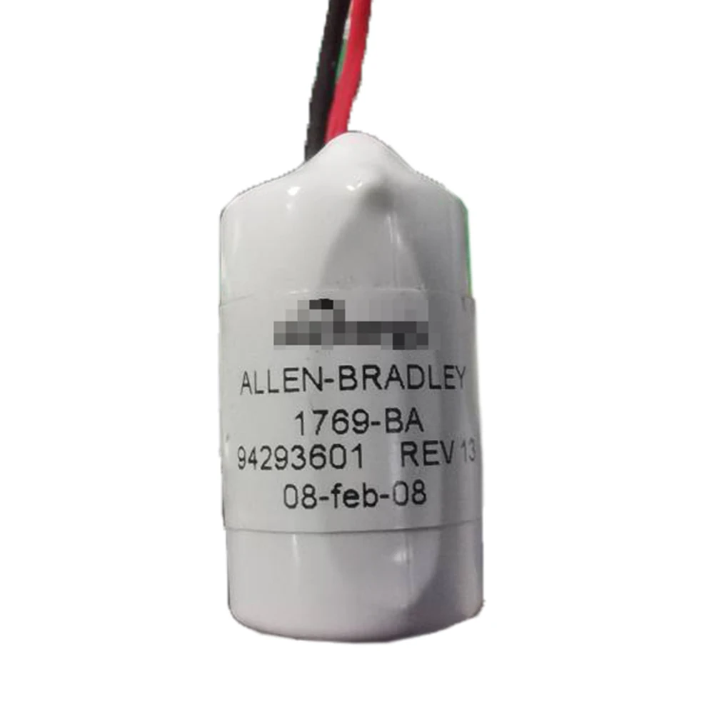 

1769-BA 3V 1000mAh CNC PLC Lithium Battery with Plug for Replace Allen Bradley SLC500 3V Battery